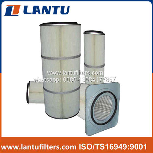 Lantu Non-Woven Polyester Fiber Dust Removal Filter Element Stainless Steel Cover Air Dust Collector For Industry